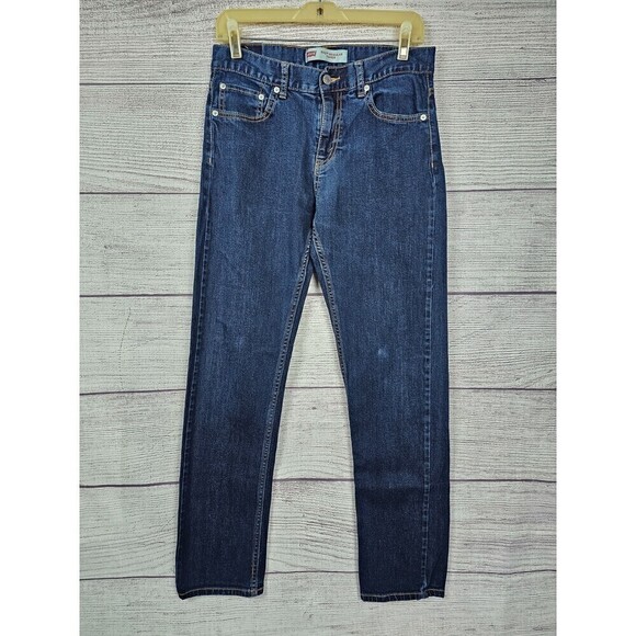 Levi's 502 Regular Taper Jeans Dark Wash Blue Size 18 Reg 29Wx29L - Picture 1 of 5